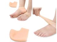 Meia De Calcanhar Protetor De Salto Pé - Silicone