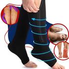 Meia De Compressão fechamento em Ziper Para Varizes E Trombose