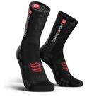 Meia de Compressão para Bike V3 Preta/Cinza T1 - Compressport