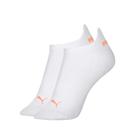 Meia Feminina Puma Sapatilha Esportiva Branco/laranja - SELENE