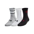 Meia Feminina Under Armour Essential Mid Crew - Pacote com 3 Pares