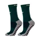 Meia Grip Antiderrapante Penalty - Verde/Branco - 39-44