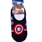 Meia Infantil Antiderrapante Masculino Marvel Puket 2137