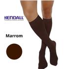 Meia Kendall Masculina 3/4 Alta Compressão Preta, Marrom