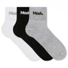 Meia Mash Kit 3 Pares Masculino Cano Curto 202.05