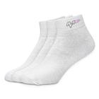 Meia MUP Cano Curto Kit c/3 Pares Branco - Feminino