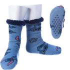 Meia Pantufa Cozy Disney Stitch Antiderrapante Tamanho G