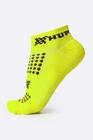 Meia para Corrida HUPI Running Pro Amarelo Neon - Curta