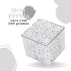 Meia Pérola Branca - 18 Mm Pacote Com 500 Gramas - Nybc