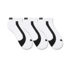 Meia Puma Sapatilha - 3 Pares - Branco/Preto