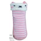 Meia sapatinho para bebes e crianças com antiderrapante quentinha vários desenhos infantis para menina prática