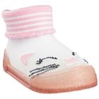 Meia Sola Antiderrapante Infantil Bebê Cano Baixo Pimpolho Meia Sola Antiderrapante Infantil Bebê Cano Baixo Pimpolho