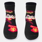 Meia Soquete Pansocks Puket Harry Potter Grifinória Preto 010403219