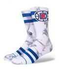 Meia Stance Cano Medio Nba - Clippers Dyed - Azul/Branco