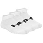 Meia Under Armour Core Cotton Cano Curto 1367900 - Pacote Com 3 Pares Unissex