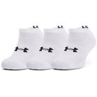 Meia Under Armour Cotton Invisivel 136789 Pacote Com 3 Pares Unissex