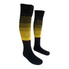 Meião Profissional Degrade kit 20 pares Preto com Amarelo