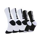 Meias de Basquete Masculinas - 5 Pares Grossas com Toalha - Ideal para Treinamento