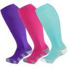 Meias de compressão LEVSOX Wide Calf 15-20 mmHg para mulheres e homens