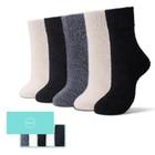 Meias felpudas SISOSOCK para mulheres Cozy Soft Warm, pacote com 5 unidades de inverno