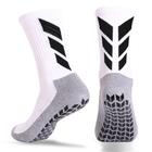 Meias Grip Mendeng Socks antiderrapantes masculinas brancas, 1 pacote