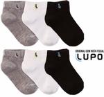 Meias Lupo - Kit 6 Pares Meias Infantil Lupo Cano Curto Ref. 2725