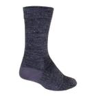 Meias SockGuy SGX Wool 6 polegadas cinza para ciclismo/corri