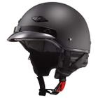 Meio capacete para motocicleta LS2 Bagger Matte Black Tamanho L