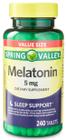 Melato 5mg c/ 240 tablets Spring Valley