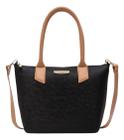 Melhor Bolsa Petite Jolie Casual Preto Com Avelã PJ11274