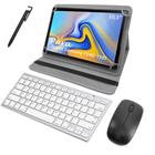 Melhor Capa Teclado e Mouse Para Tablet Samsung T595+ Caneta - Duda Store