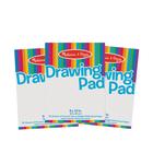 Melissa &amp Doug Drawing Paper Pad (9 x 12 polegadas) - 50 Folhas, 3-Pack - Melissa & Doug