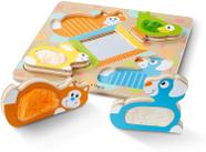 Melissa &amp Doug FIRST PLAY Touch &amp Feel Puzzle Peek-a-Boo Pets