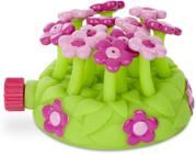 Melissa &amp Doug Sunny Patch Pretty Petals Flower Sprinkler Toy With Hose Attachment - Melissa & Doug