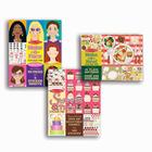 Melissa & Doug Sticker Pads Set: Doces e Guloseimas, Moda Make-a-Face e Make-a-Meal