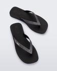 Melissa Sun Long Beach II chinelo Cores:Preto/Prata