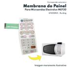 Membrana do Painel Para Forno Microondas Electrolux MEF30 Burdog 67403855