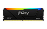 Memória Gamer Kingston Fury Beast RGB 8GB DDR4 3200Mhz Preto - KF432C16BB2A/8