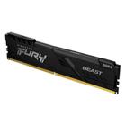 Memória kingston 16GB DDR4 3200Mhz fury beast black - KF432C16BB/16