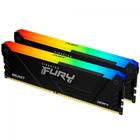 Memória Kingston Fury Beast RGB, 32GB (2x16GB), 3600MHz, DDR4, CL18, Preto - KF436C18BB2AK2/32