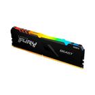 Memória Kingston Fury Beast, Rgb, 8gb, 3200mhz, Ddr4, Cl16, Preto - Kf432c16bba/8