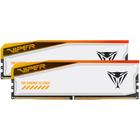 Memória Patriot Viper Elite 5 TUF Gaming 32GB 2X16GB 6600MHz DDR5 RGB CL40 Branco