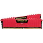 Memória RAM Corsair Vengeance 16GB DDR4 3200MHz - Kit 2X8GB Vermelho
