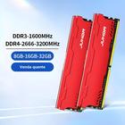 Memória RAM DDR3 e DDR4 para Desktop - 8GB, 16GB e 32GB - com Dissipador de Calor