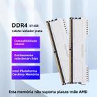 Memória RAM DDR4 para Desktop - 8GB e 16GB (2133MHz, 2666MHz, 3200MHz) com Dissipador de Calor