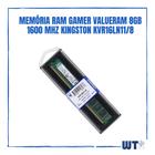 Memória Ram Gamer Valueram 8gb 1600 Mhz Kingston Kvr16ln11/8