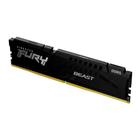 Memória RAM Kingston Fury Beast, 16GB 6000MT/s DDR5 CL36, DIMM, Preto, EXPO - KF560C36BBE2-16