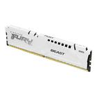 Memória RAM Kingston Fury Beast Expo, 16GB, 6800MT/s DDR5, DIMM, CL34, Branco - KF568C34BWE-16