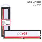 Memória ram pcyes 4gb ddr4 2666mhz pm042666d4 - pcyes