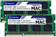 Memória RAM SODIMM de 8GB DDR3 1066MHz/1067MHz PC3-8500 para Mac de 2008 a 2010
